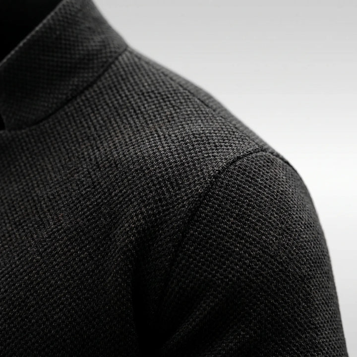 Colbert heren | Casual blazer met opstaande kraag en zakken