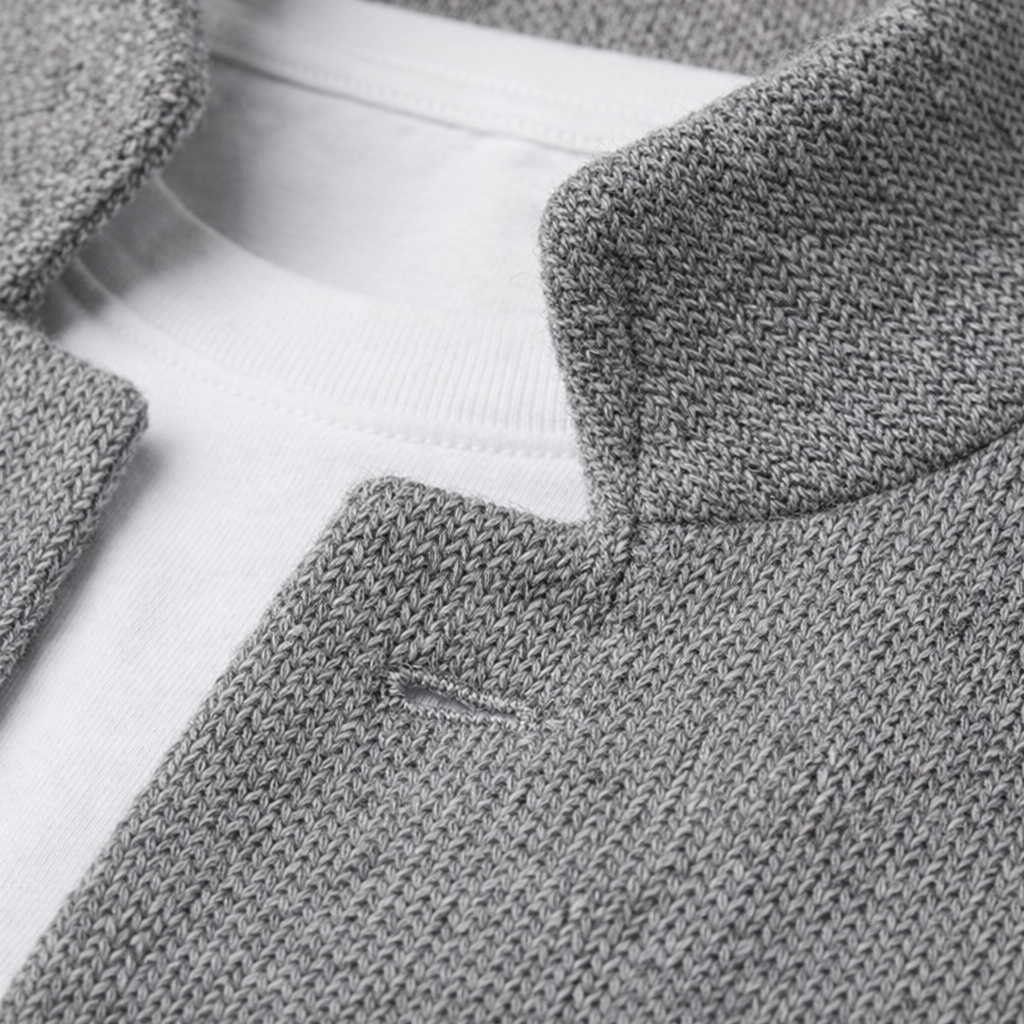 Colbert heren | Casual blazer met opstaande kraag en zakken