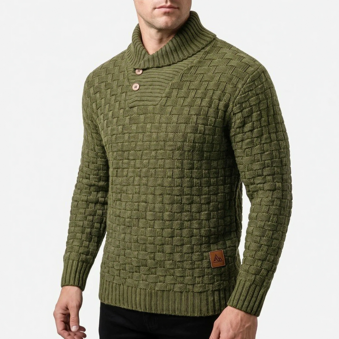 Colbert heren | Casual blazer met opstaande kraag en zakken