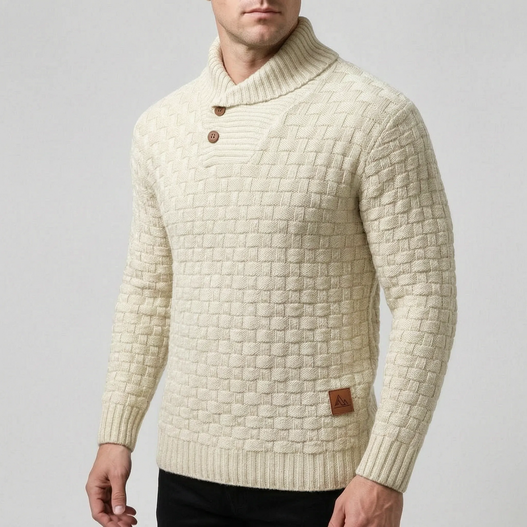 Colbert heren | Casual blazer met opstaande kraag en zakken