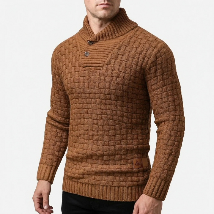 Colbert heren | Casual blazer met opstaande kraag en zakken