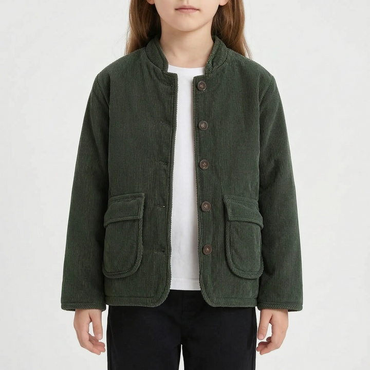 Corduroy jas dames | Casual model met knopen en grote zakken