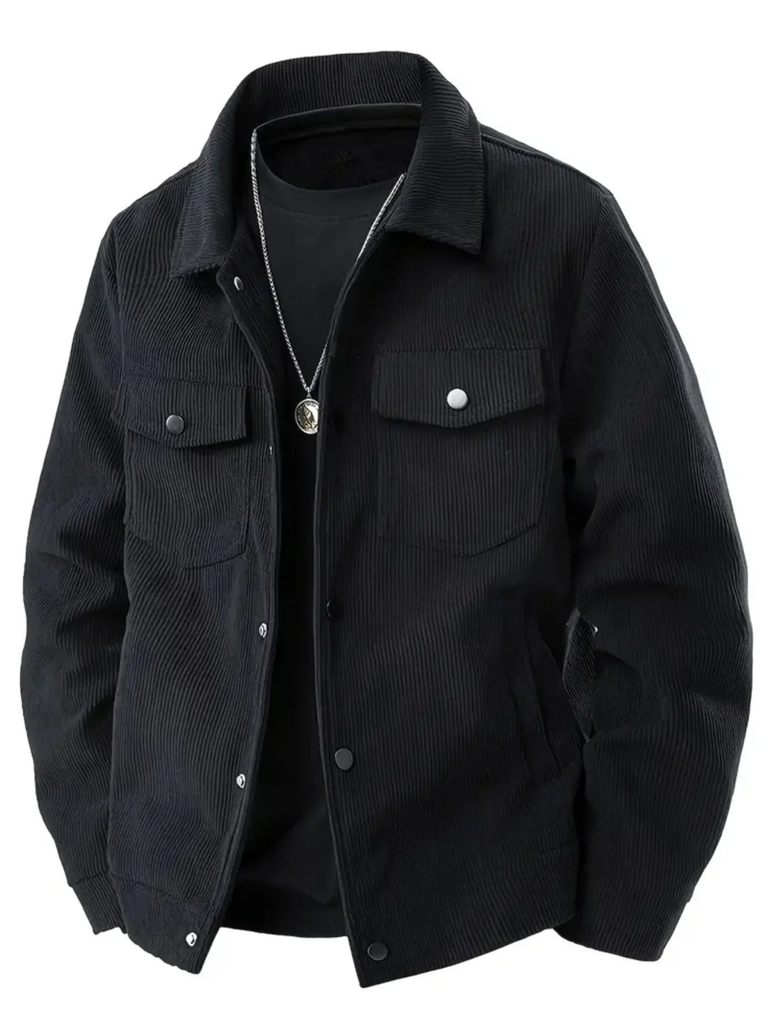 Corduroy jas heren | Ribstof jas met warme en casual look