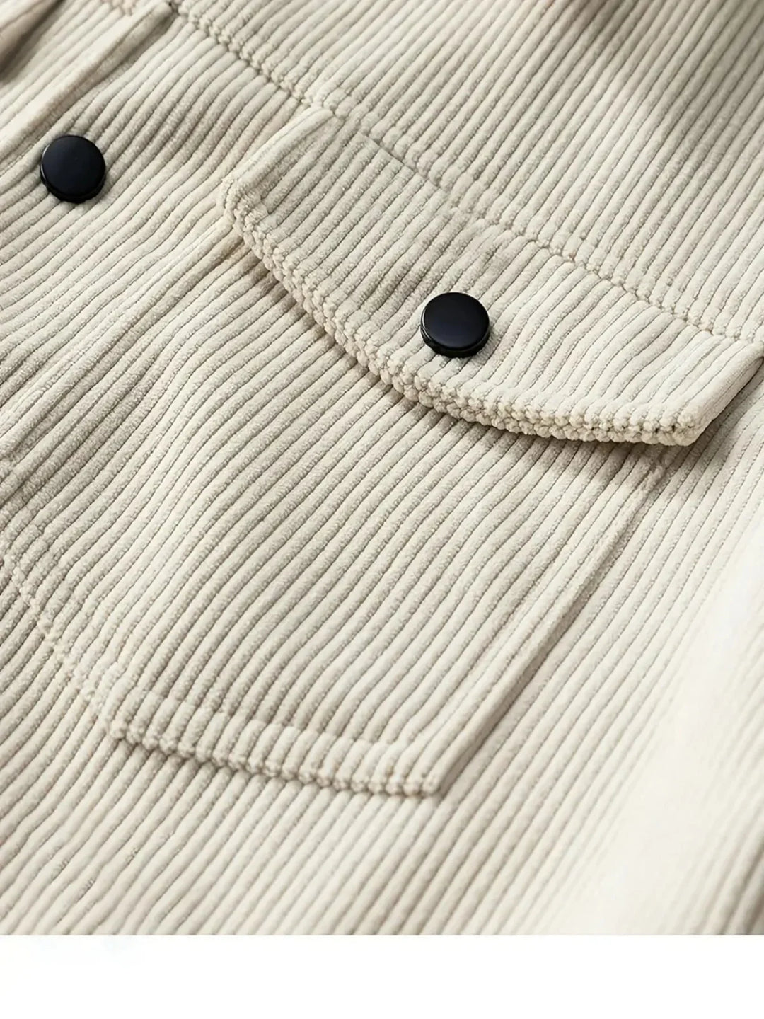Corduroy jas heren | Ribstof jas met warme en casual look