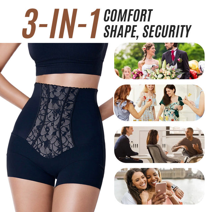 Corrigerend ondergoed dames | Naadloze shapewear short met buikcorrectie