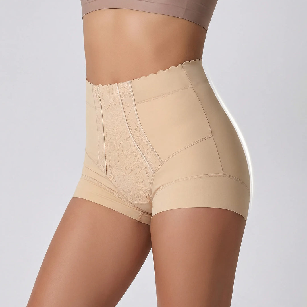 Corrigerend ondergoed dames | Naadloze shapewear short met buikcorrectie