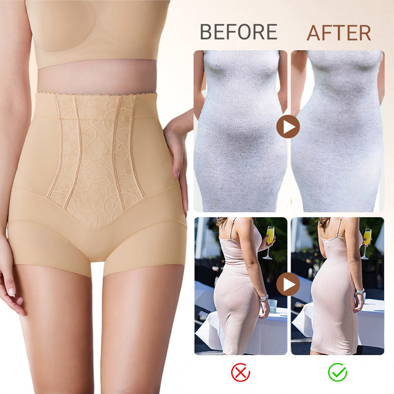 Corrigerend ondergoed dames | Naadloze shapewear short met buikcorrectie