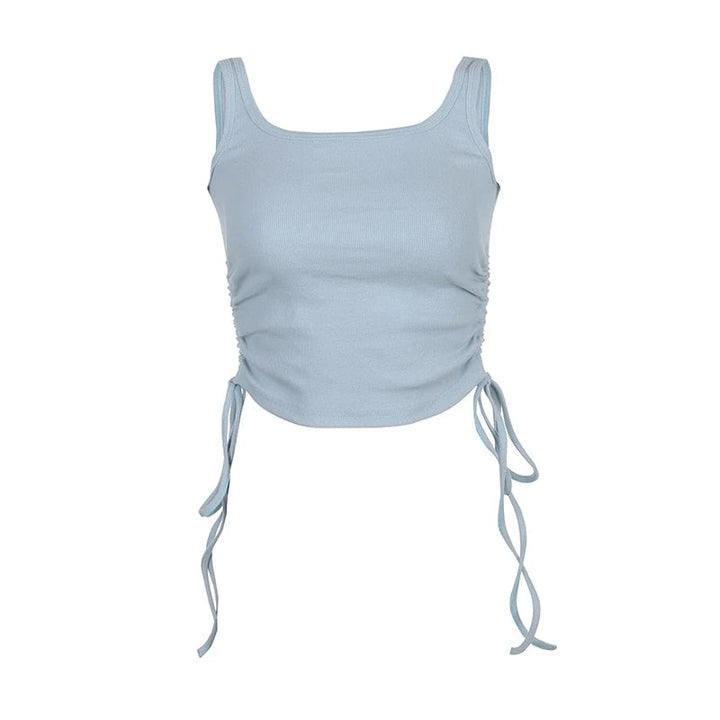 Crop top dames | Mouwloze crop top kort en stijlvol