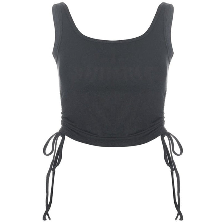 Crop top dames | Mouwloze crop top kort en stijlvol