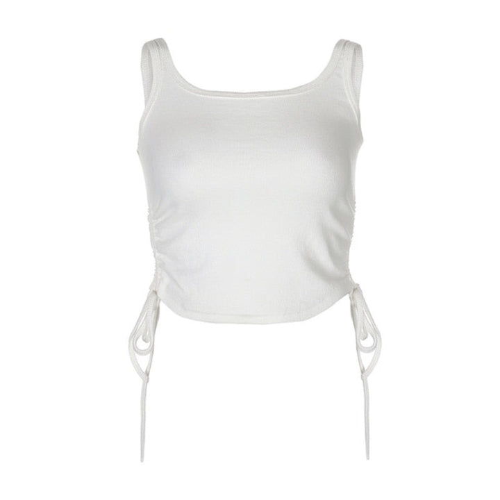 Crop top dames | Mouwloze crop top kort en stijlvol