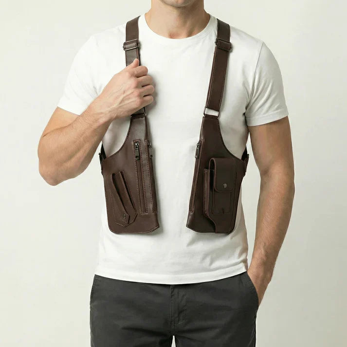 Crossbody tas | Verstelbare borsttas met meerdere vakken
