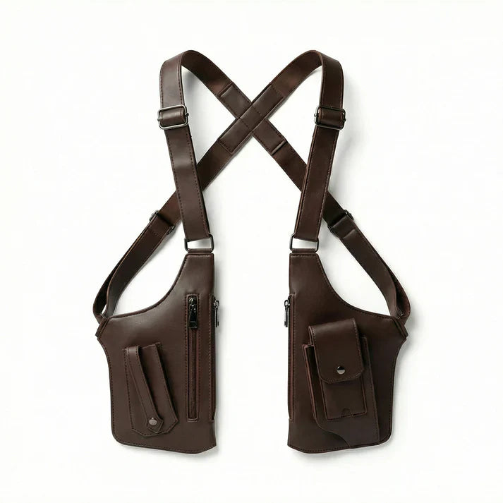 Crossbody tas | Verstelbare borsttas met meerdere vakken