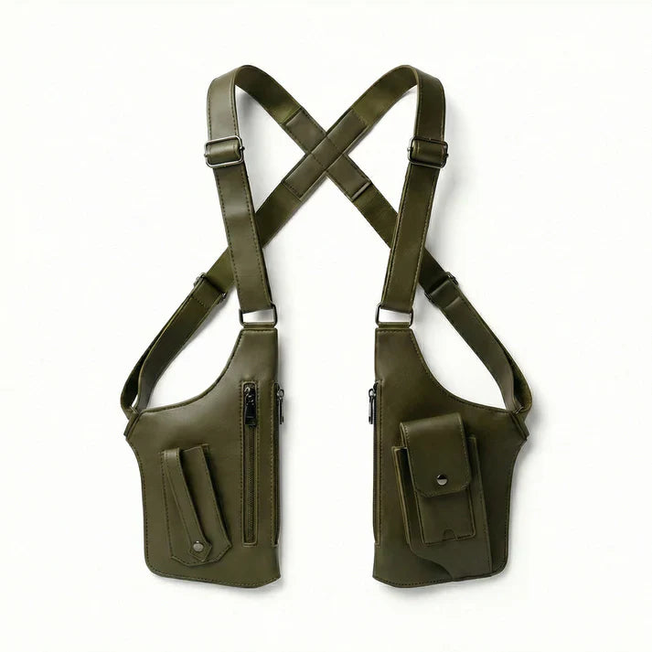 Crossbody tas | Verstelbare borsttas met meerdere vakken