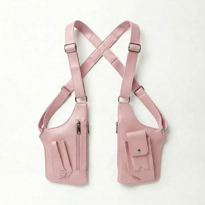 Crossbody tas | Verstelbare borsttas met meerdere vakken