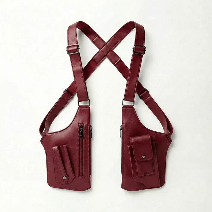 Crossbody tas | Verstelbare borsttas met meerdere vakken