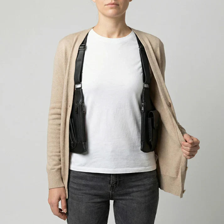 Crossbody tas | Verstelbare borsttas met meerdere vakken