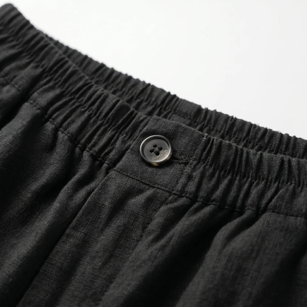 Culotte short dames | Wijde korte broek met zakken