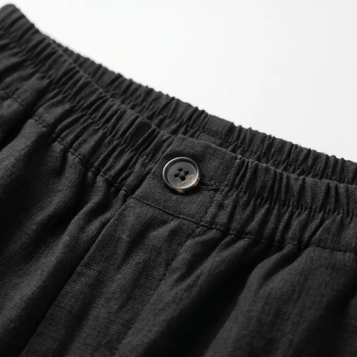 Culotte short dames | Wijde korte broek met zakken