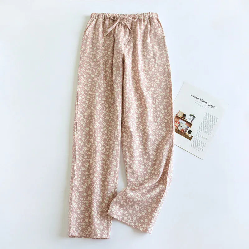 Dames broek | Comfortabele loungebroek met wijde pijpen