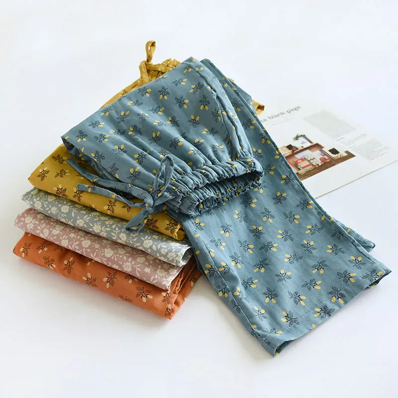 Dames broek | Comfortabele loungebroek met wijde pijpen