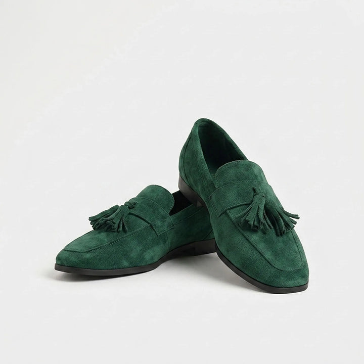 Dames loafers | Instappers met kwastjes en comfortabele zool