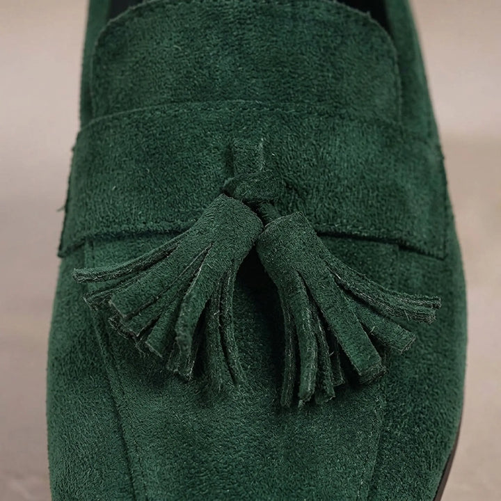 Dames loafers | Instappers met kwastjes en comfortabele zool