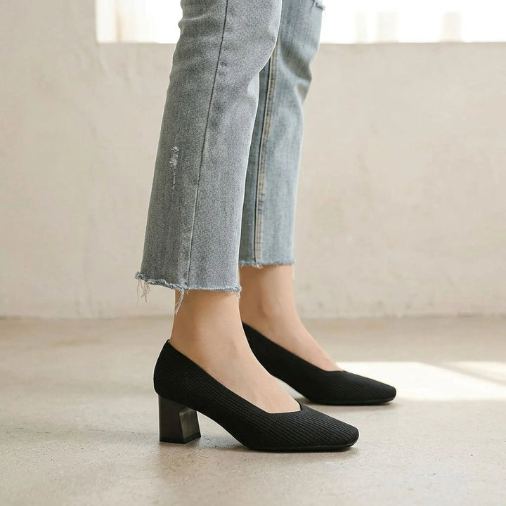 Dames pumps | Comfortabele hakken met blokhak