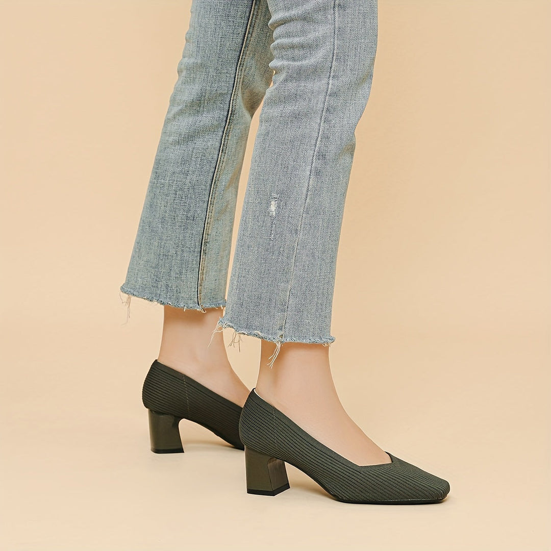 Dames pumps | Comfortabele hakken met blokhak
