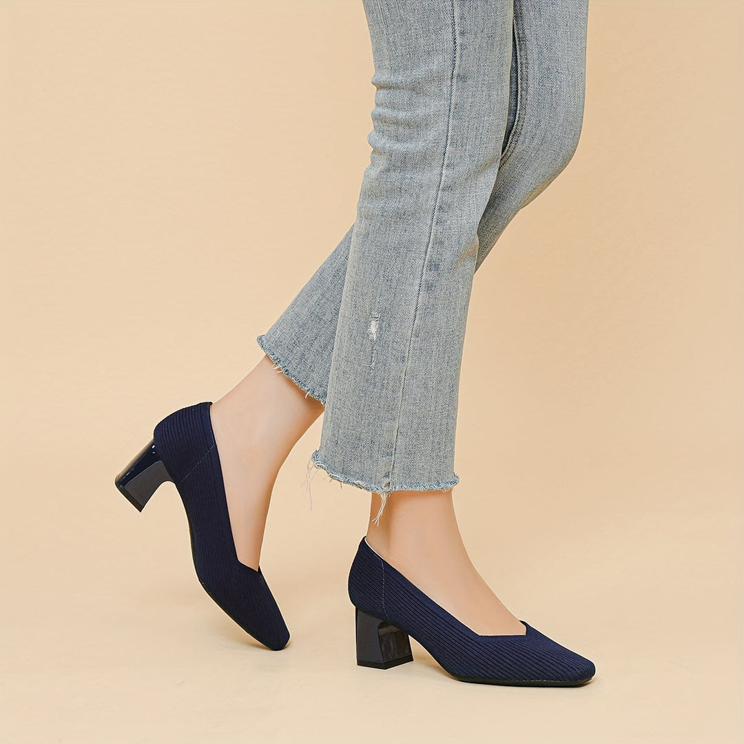 Dames pumps | Comfortabele hakken met blokhak