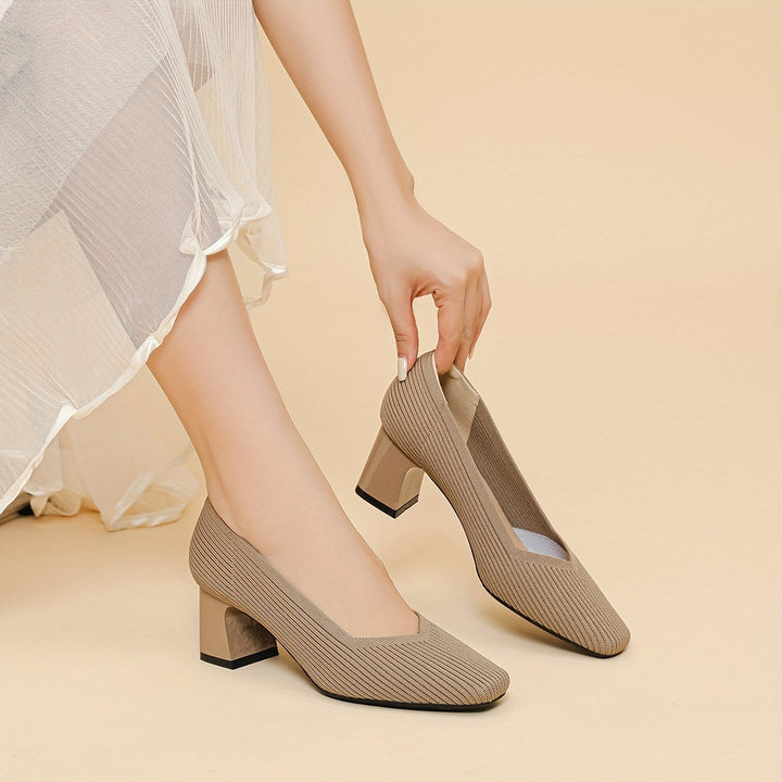 Dames pumps | Comfortabele hakken met blokhak