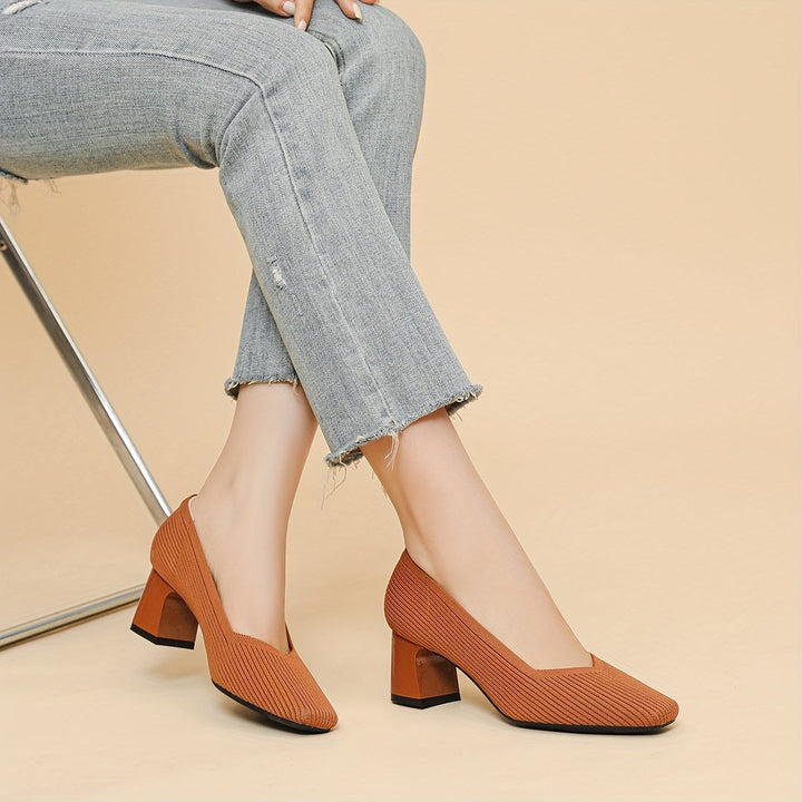 Dames pumps | Comfortabele hakken met blokhak