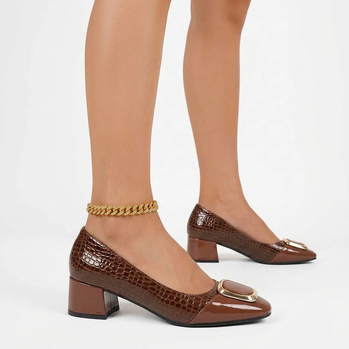 Dames pumps | Elegante hakken met gespdetail
