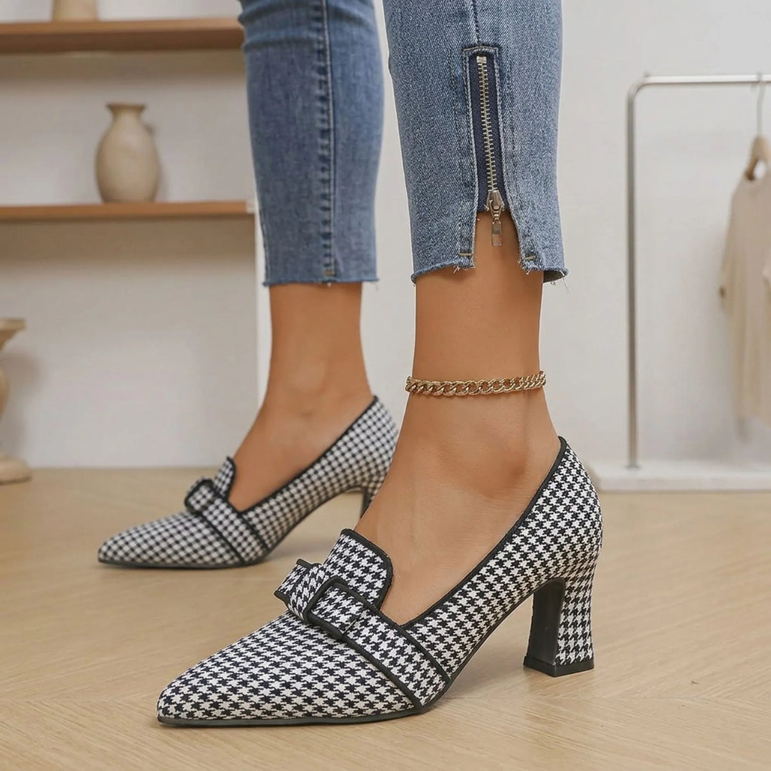 Dames pumps | Elegante pumps met blokhak