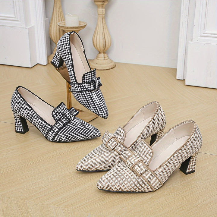 Dames pumps | Elegante pumps met blokhak