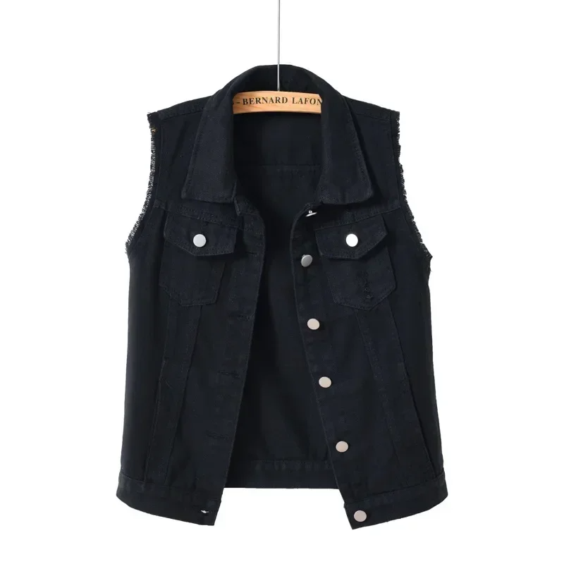Dames vest | Mouwloos vest met knoopsluiting en borstzakken