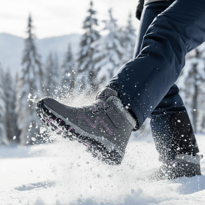 Hoge dames winterschoenen met voering | Comfortabel en warm