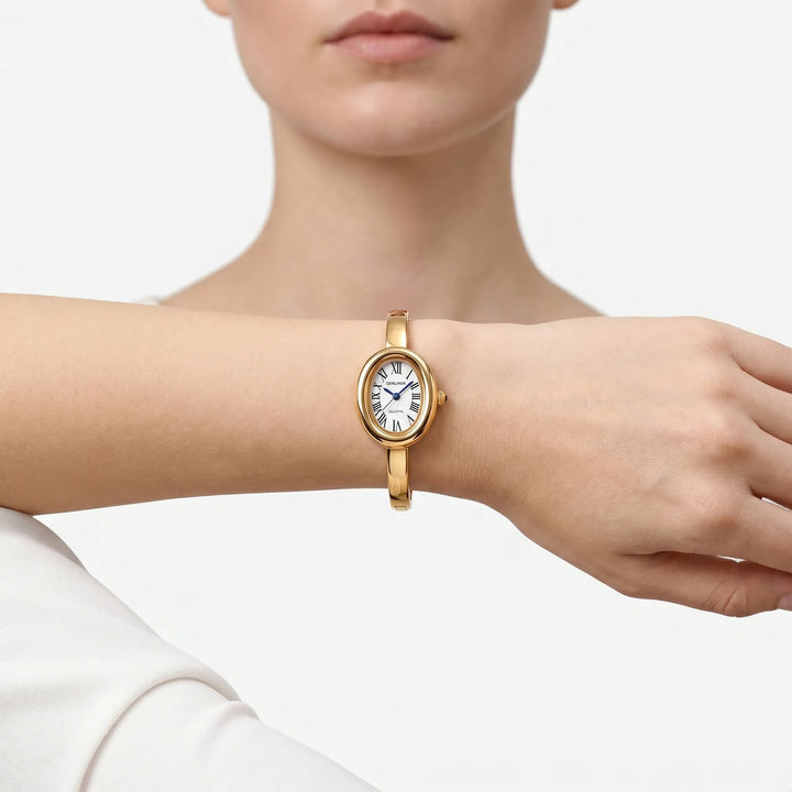 Dameshorloge | Elegante armbandhorloge met ovale wijzerplaat