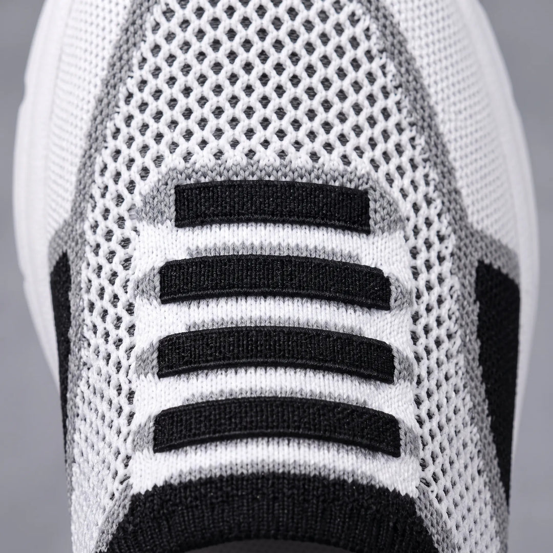 Damesschoenen | Mesh slip-on sneakers met comfortzool
