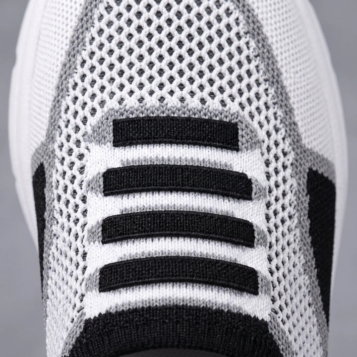 Damesschoenen | Mesh slip-on sneakers met comfortzool