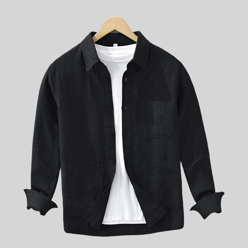 MilanoLayer | Stijlvolle katoenen overshirt voor heren