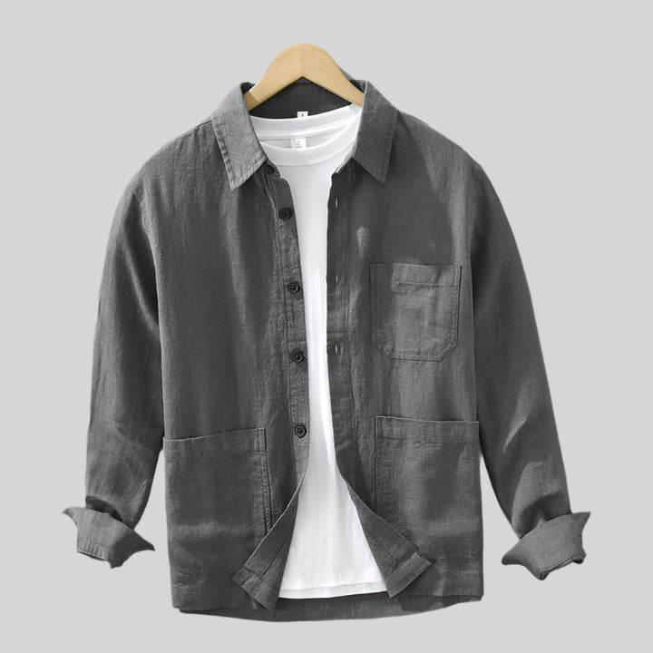 MilanoLayer | Stijlvolle katoenen overshirt voor heren