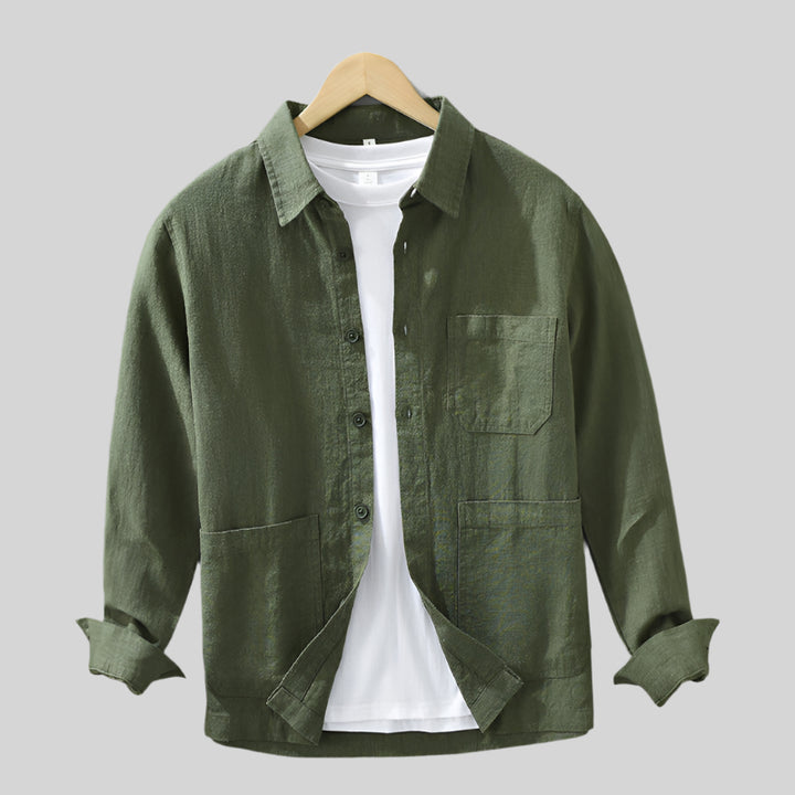 MilanoLayer | Stijlvolle katoenen overshirt voor heren