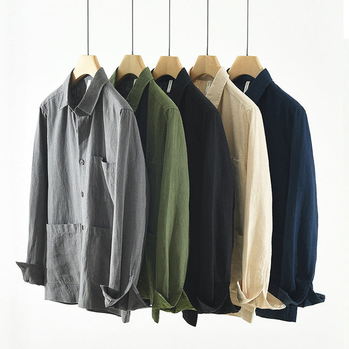 MilanoLayer | Stijlvolle katoenen overshirt voor heren