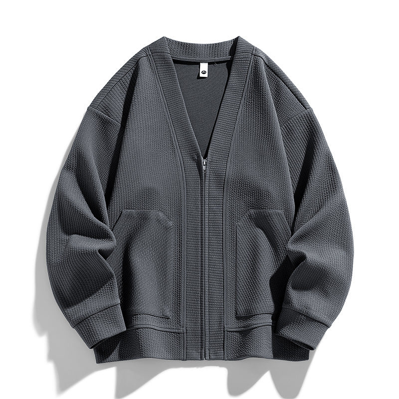 Daniel | Heren gebreide cardigan met rits