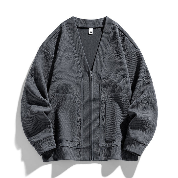 Daniel | Heren gebreide cardigan met rits