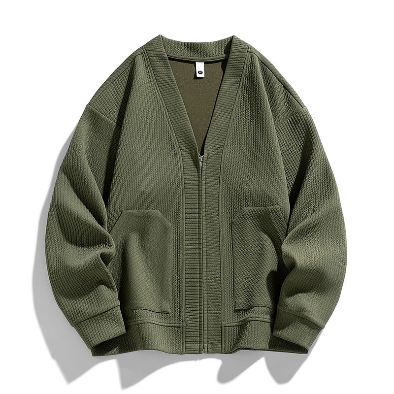 Daniel | Heren gebreide cardigan met rits
