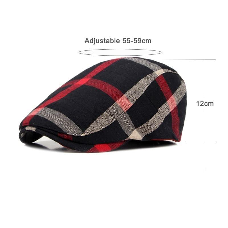 DaxTartan | Tartan katoenen flat cap