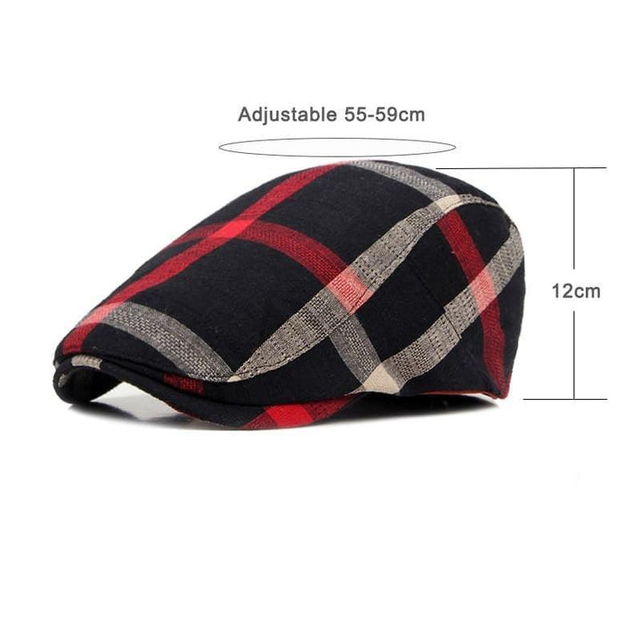 DaxTartan | Tartan katoenen flat cap