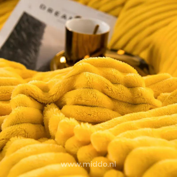 Dekbedovertrek | Fluwelen fleece met warme zachte voering