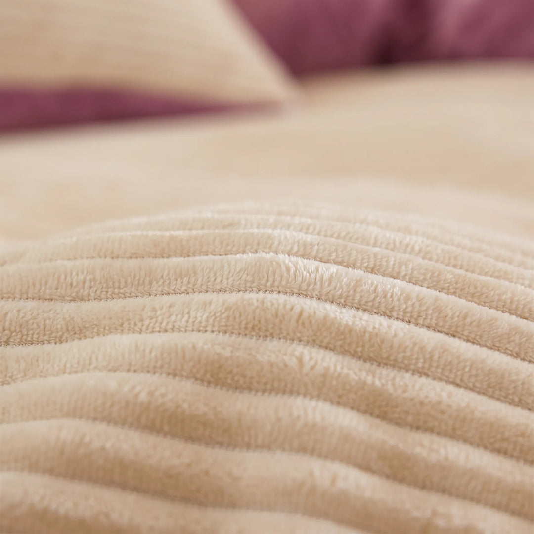 Dekbedovertrek | Fluwelen fleece met warme zachte voering
